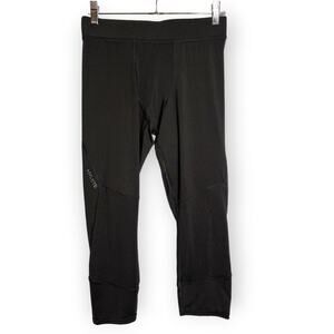 Hylete Apex 3/4 Compression Tights SIZE M Black Gym Workout Performance Pants
